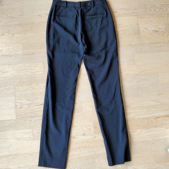 Club Monaco Italian Wool Black Dress Pants Slim Fit - Picture 3 of 5